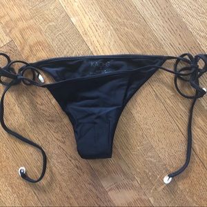 Kaohs black bikini bottom. Small.